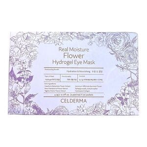 Celderma Real Moisture flower hydrogel eye mask-sealed box of 20 packets